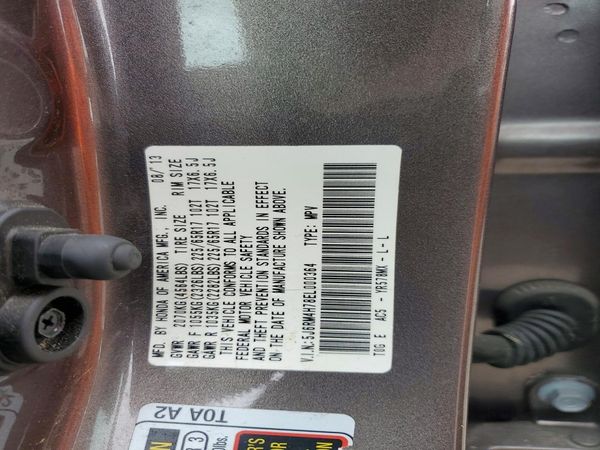 2014 HONDA CRV EX-L — VINS