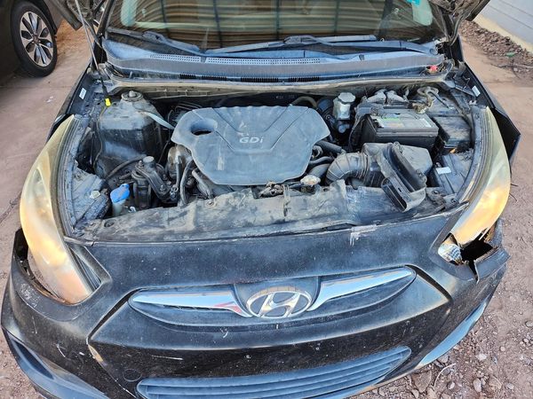2013 HYUNDAI ACCENT GLS, GS — Engine bay