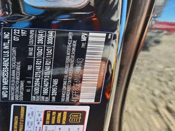 2022 MERCEDES-BENZ GLS GLS580 4MATIC — VINS