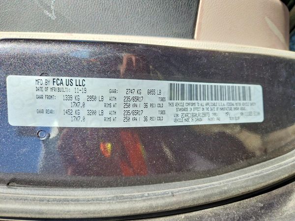2020 CHRYSLER PACIFICA Touring L — VINS