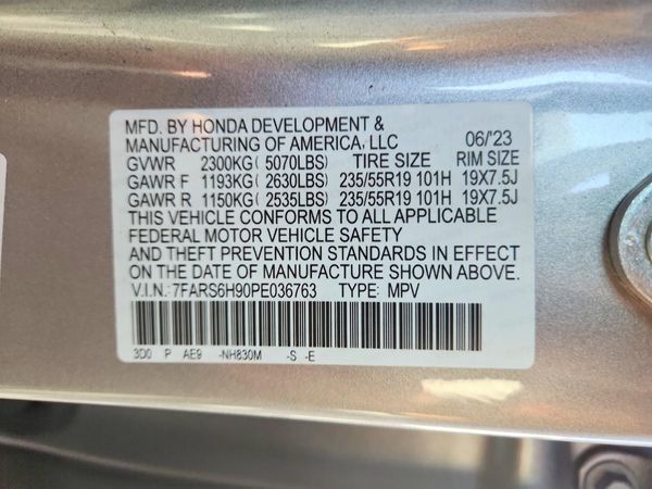 2023 HONDA CR-V Sport Touring — VINS