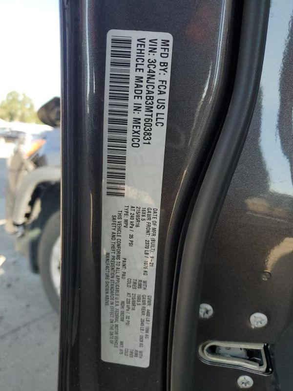 2021 JEEP COMPASS SPORT 4X2