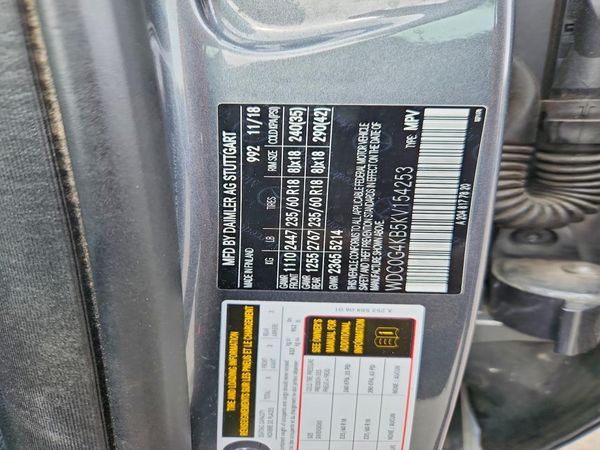 2019 MERCEDES-BENZ GLC GLC 300-4M — VINS