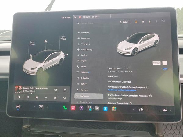 2020 TESLA MODEL 3 — ODOM