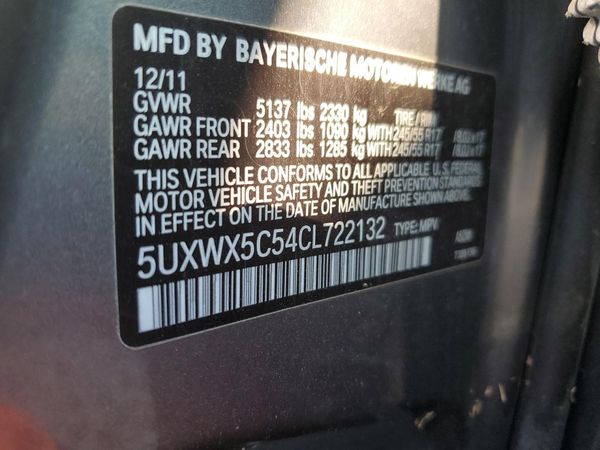 2012 BMW X3 xDrive28i