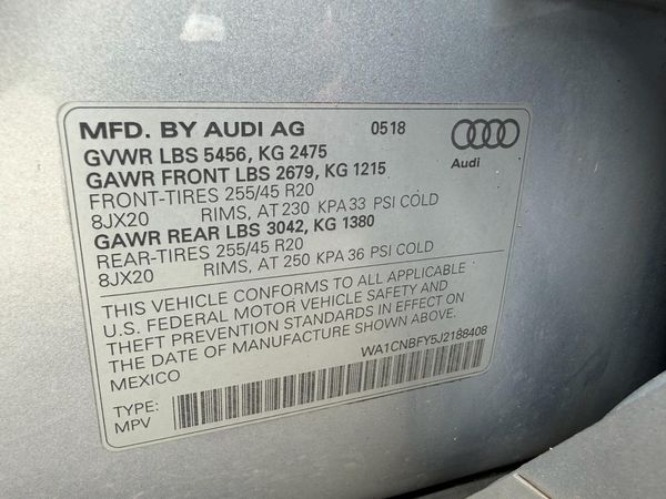 2018 AUDI Q5 quattro Prestige