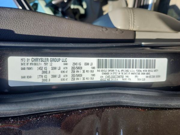 2012 DODGE DURANGO Crew — VINS