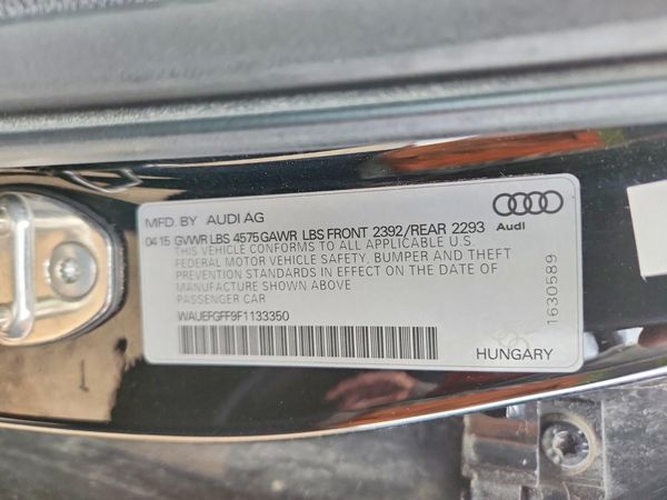 2015 AUDI A3 quattro Premium Plus — VINS