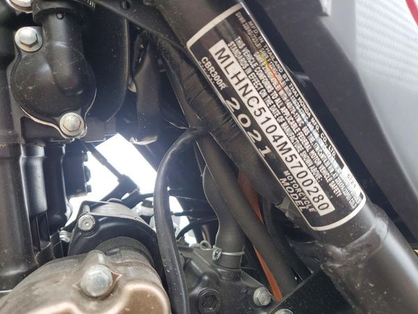 2021 HONDA CBR CYCLE — VINS