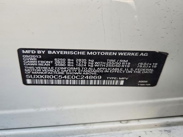 2014 BMW X5 xDrive35i — VINS