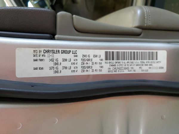 2012 JEEP GRAND CHER Laredo
