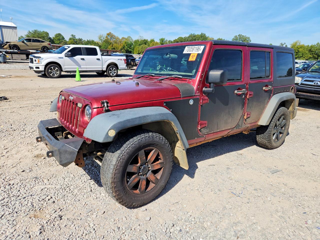 2012 JEEP WRANGLER Sport — Front 3/4