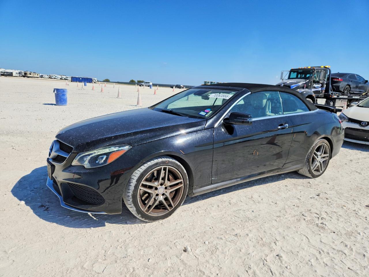 2014 MERCEDES-BENZ E E550 — Front 3/4