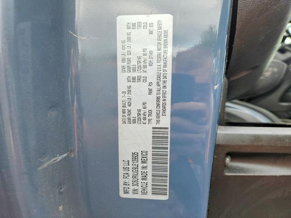 2020 RAM PROMASTER 3500 VF — VINS