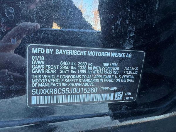 2018 BMW X5
