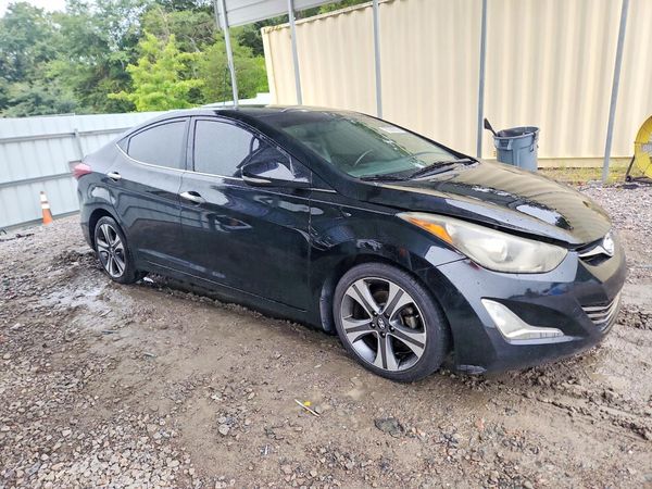 2014 HYUNDAI ELANTRA GLS (Middle) — Passenger 3/4