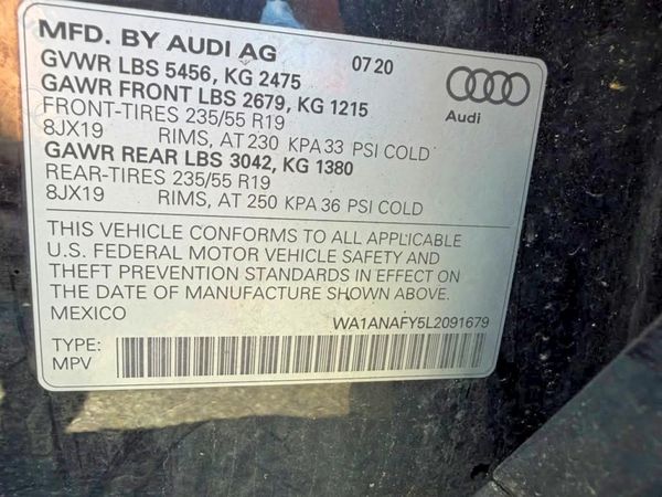 2020 AUDI Q5 quattro Premium