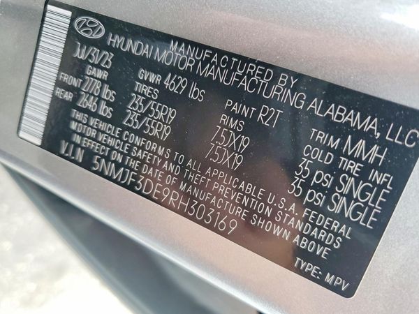 2024 HYUNDAI TUCSON — VINS