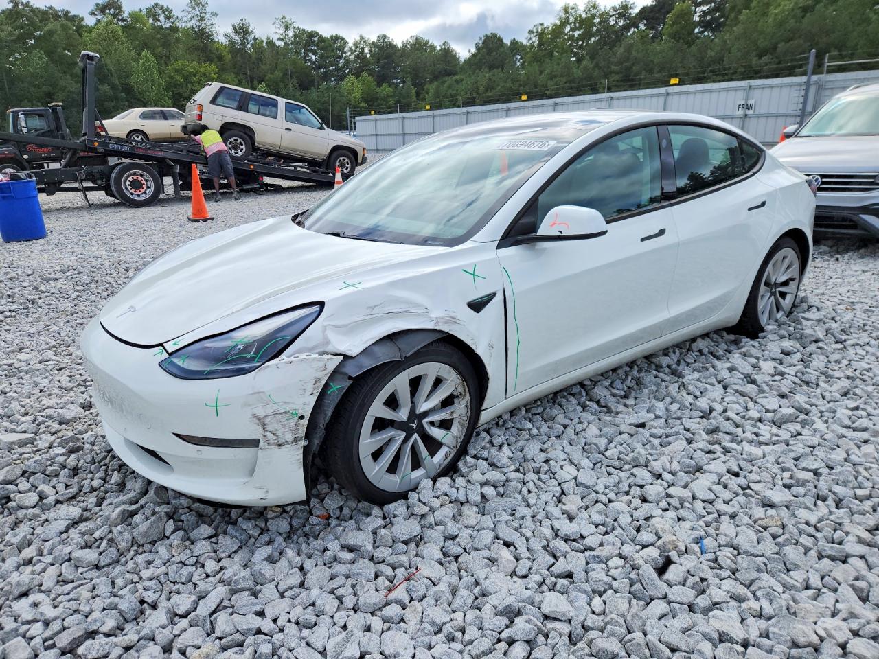 2021 TESLA MODEL 3 — Front 3/4
