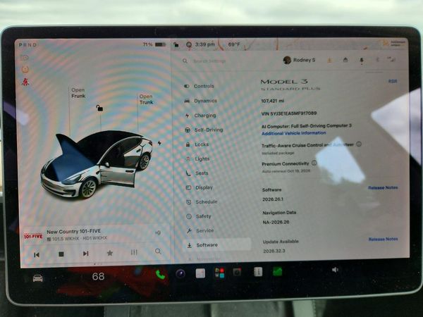 2021 TESLA MODEL 3 — ODOM