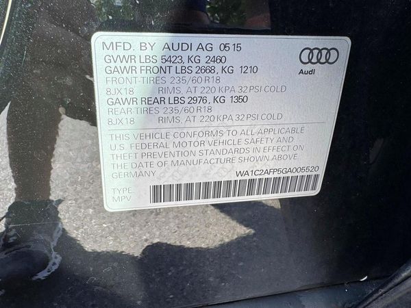 2016 AUDI Q5