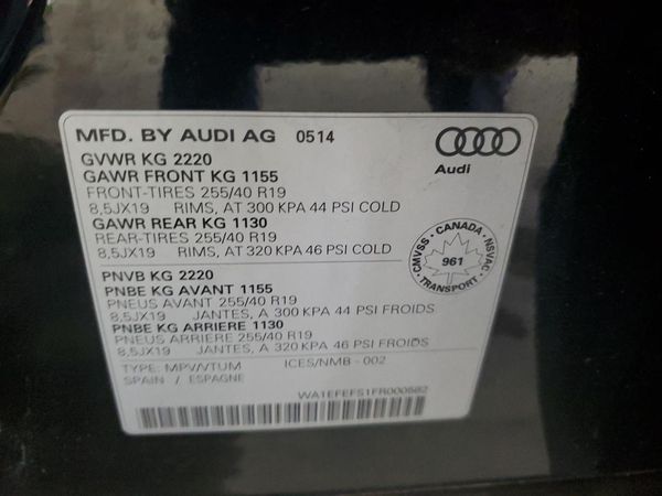 2015 AUDI Q3