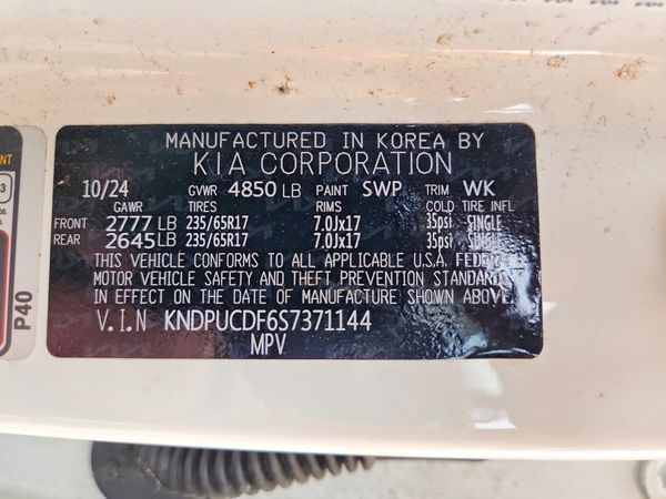 2025 KIA SPORTAGE LX — VINS