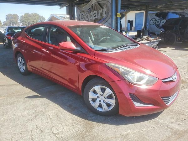 2016 HYUNDAI ELANTRA — Passenger 3/4