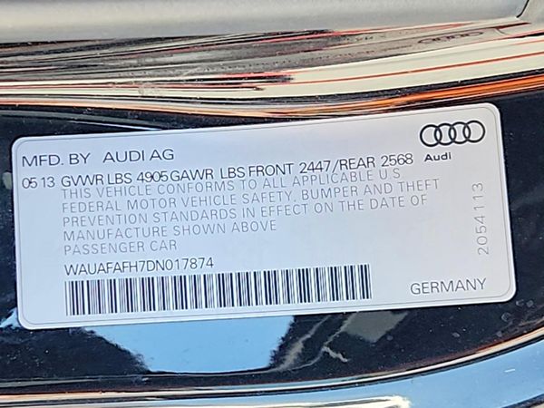2013 AUDI A5 Premium — VINS