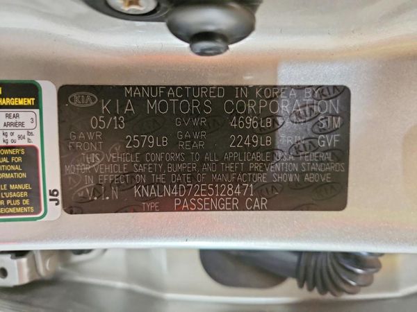 2014 KIA CADENZA EX — VINS