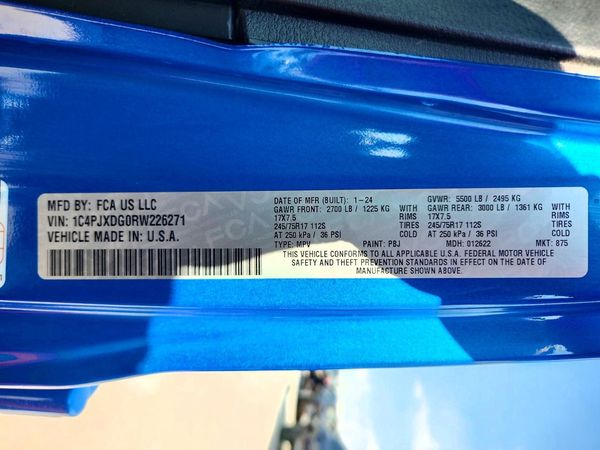 2024 JEEP WRANGLER Sport — VINS