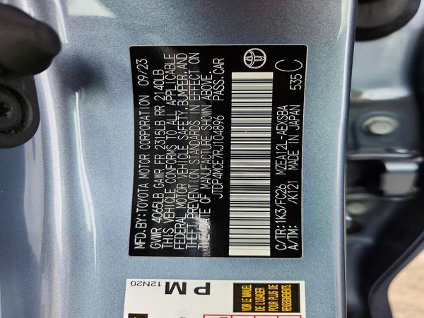 2024 TOYOTA COROLLA SE w/Premium Package — VINS