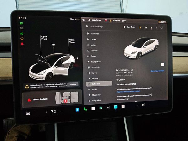 2019 TESLA MODEL 3 — ODOM
