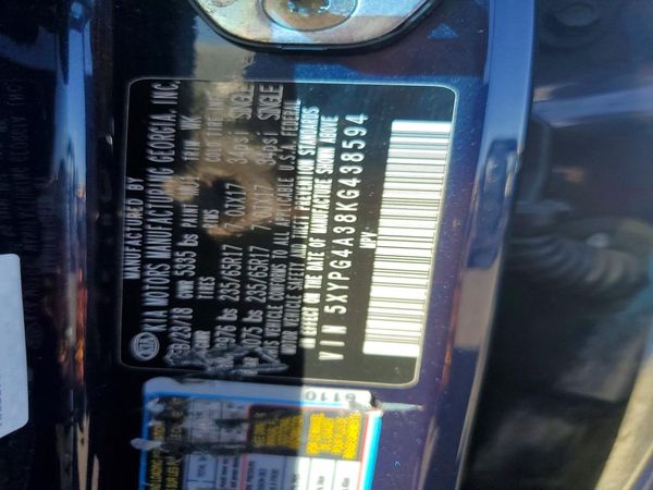 2019 KIA SORENTO L, LX, S — VINS