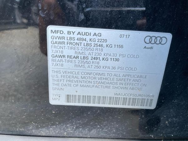 2018 AUDI Q3