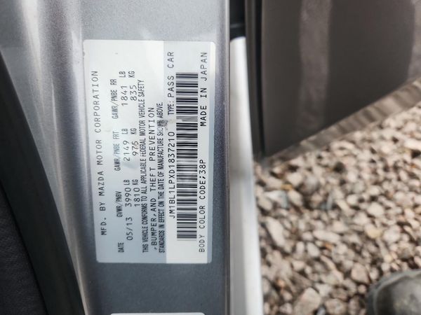 2013 MAZDA 3 Touring/GS — VINS