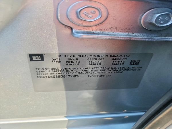 2013 CADILLAC XTS Premium — VINS