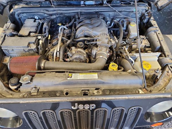 2012 JEEP WRANGLER Sahara — Engine bay