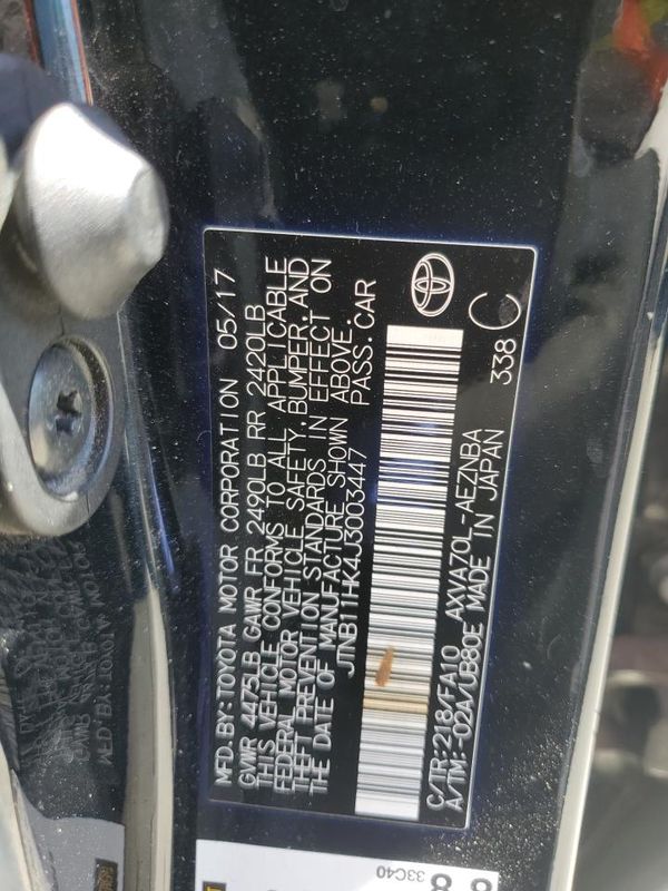 2018 TOYOTA CAMRY