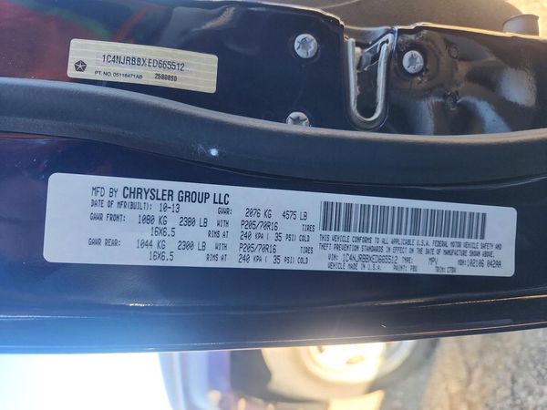 2014 JEEP PATRIOT Sport — VINS