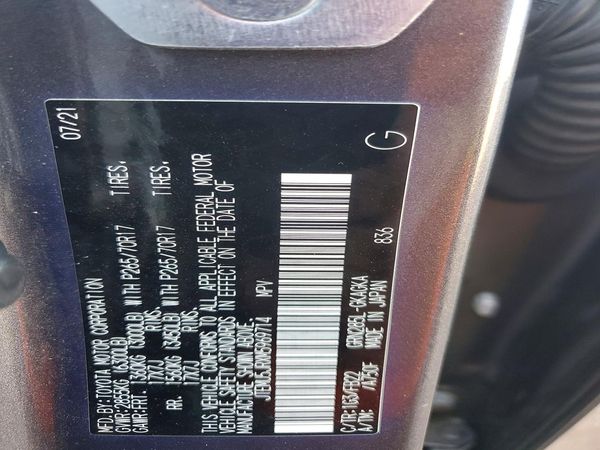 2021 TOYOTA 4RUNNER SRS — VINS