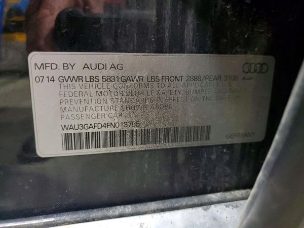 2015 AUDI A8 L — VINS