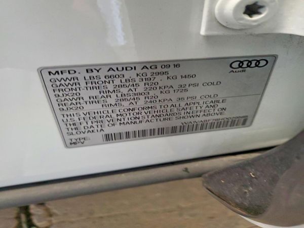 2017 AUDI Q7 quattro Prestige — VINS
