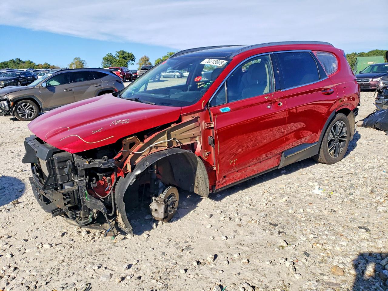 2020 HYUNDAI SANTA FE Limited — Front 3/4