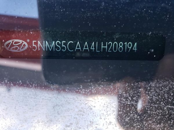 2020 HYUNDAI SANTA FE Limited — VINS