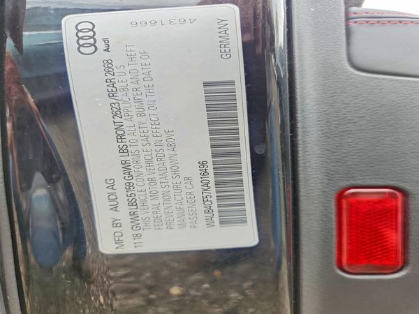 2019 AUDI S5 quattro Premium Plus — VINS
