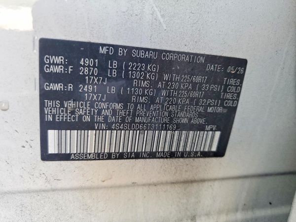 2026 SUBARU FORESTER Premium — VINS