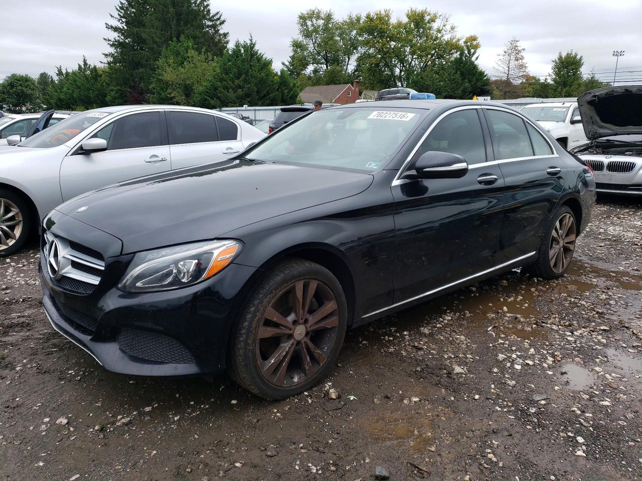 2015 MERCEDES-BENZ C 4-MATIC — Front 3/4