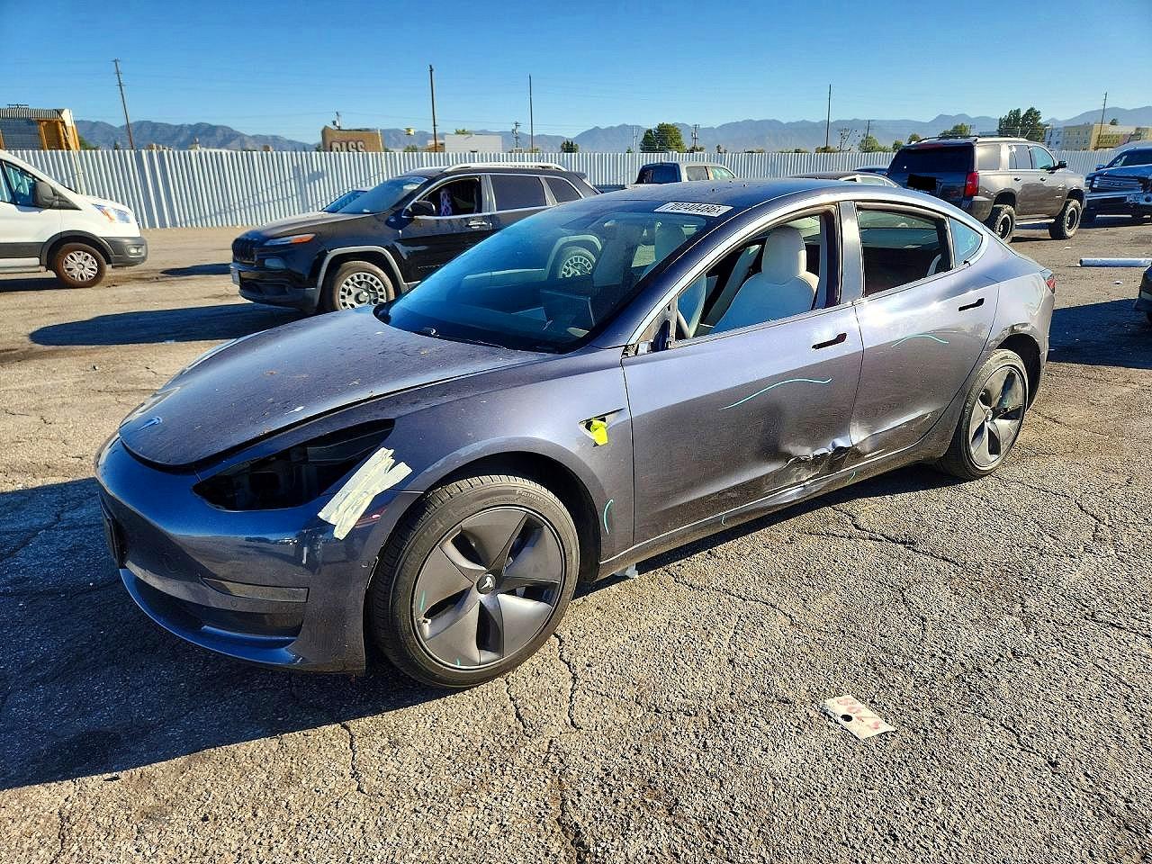 2020 TESLA MODEL 3 — Front 3/4