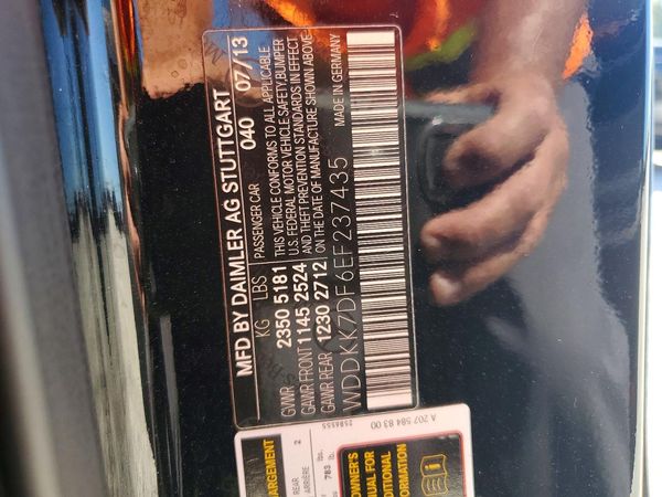 2014 MERCEDES-BENZ E E550 — VINS